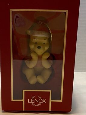 Lenox Yellow and Red Winnie the Pooh Holiday Ornament 2021